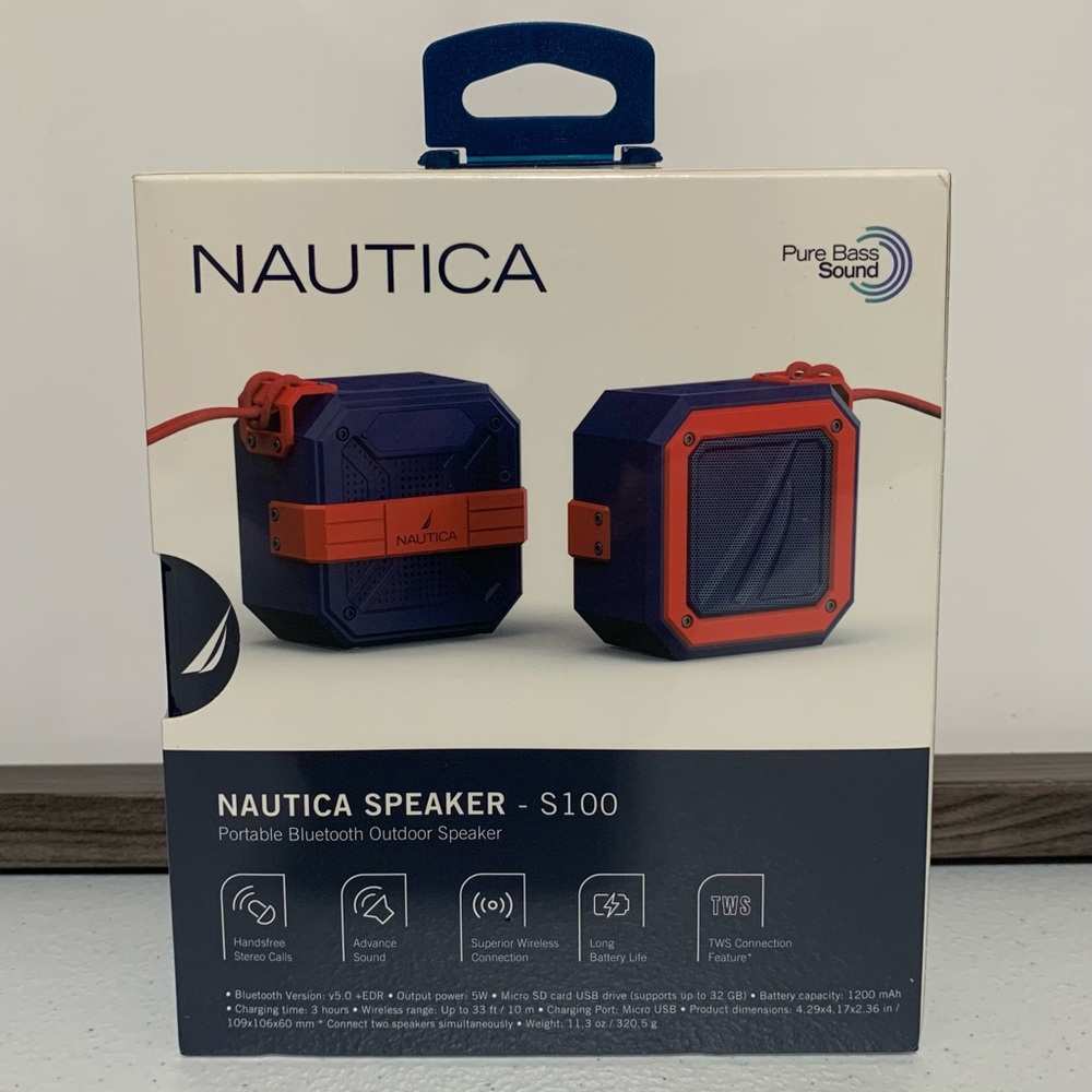 S100 Nautica Portable Bluetooth Outdoor Speaker-NIB - Picture 3 of 9